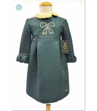 Vestido Verde Lazo