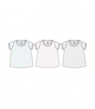 CAMISA BATISTA M/CORTA PLUMETI
