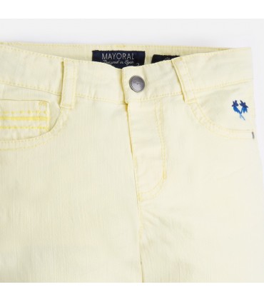 PANTALÓN NIÑO SARGA AMARILLO MAYORAL