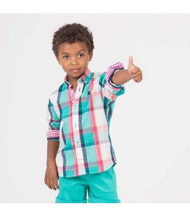 CAMISA NIÑO CARAMELO LA JACA