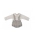CONJUNTO TIRANTES ESTRELLAS GRIS/CELESTE