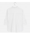 BLUSA NIÑA MANGA LARGA TEJIDO OXFORD MAYORAL