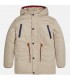 PARKA NIÑO EN PLANA CON CAPUCHA