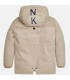 PARKA NIÑO EN PLANA CON CAPUCHA