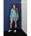 VESTIDO GASAS MANGA LARGA AMAYA