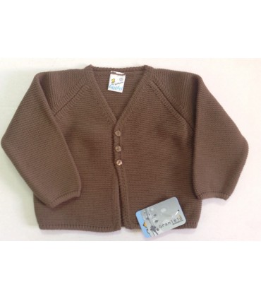 CHAQUETA BEBE PUNTO DE LA MARCA GRANLEI