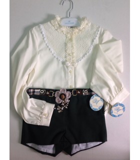CONJUNTO CAMISA Y SHORT DE LA MARCA AZUL DE COLIBRÍ