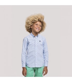 CAMISA NIÑO C/BOTÓN DE LA MARCA LA JACA