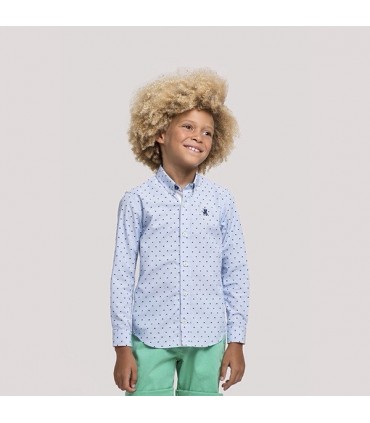 CAMISA NIÑO C/BOTÓN DE LA MARCA LA JACA