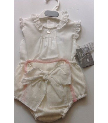 CONJUNTO BLUSA Y RANITA DE LA FAMILIA ALHAMBRA DE LA MARCA YOEDU