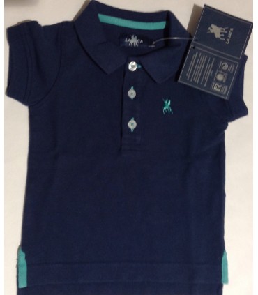 POLO BASICO DE LA MARCA LA JACA MARINO