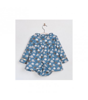 VESTIDO BEBE ERIZO DOS PIEZAS DE LA MARCA JOSE VARON
