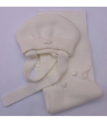 CONJUNTO BEBE GORRO Y BUFANDA DE LA MARCA GRANLEI