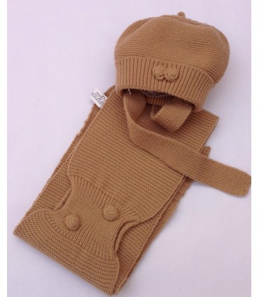 CONJUNTO BEBE GORRO Y BUFANDA DE LA MARCA GRANLEI