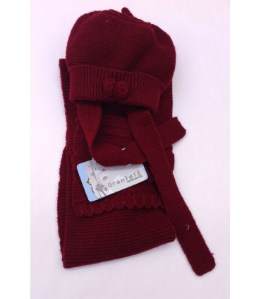 CONJUNTO BEBE GORRO Y BUFANDA DE LA MARCA GRANLEI