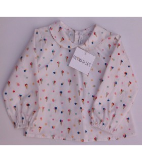 BLUSA BEBE DE LA MARCA PALOMA DE LA O