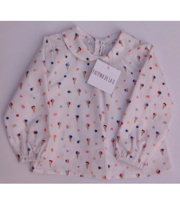 BLUSA BEBE DE LA MARCA PALOMA DE LA O