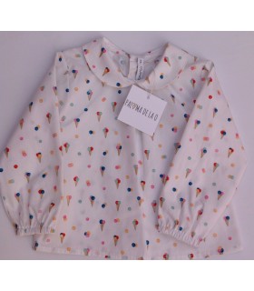 BLUSA BEBE DE LA MARCA PALOMA DE LA O