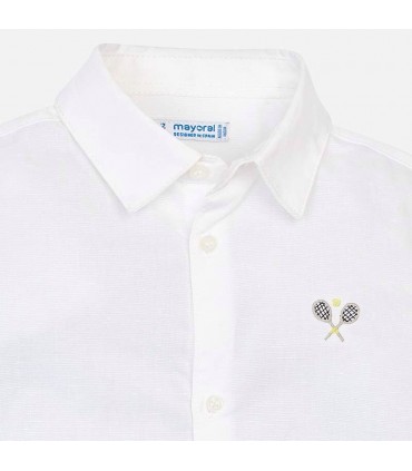 CONJUNTO INFANTIL CAMISA Y BERMUDAS RAYAS DE LA MARCA MAYORAL