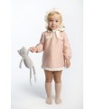 VESTIDO BEBE TRES PIEZAS TOPOS DE LA MARCA JOSE VARON