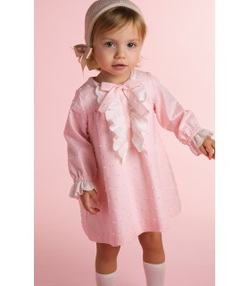 VESTIDO PLUMETI ROSA NIÑA DE LA MARCA ROCHY