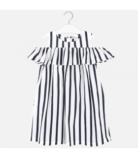 VESTIDO RAYAS VOLANTE DE LA MARCA MAYORAL