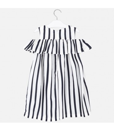 VESTIDO RAYAS VOLANTE DE LA MARCA MAYORAL