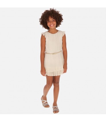 VESTIDO GASA PLISADA NIÑA DE LA MARCA MAYORAL