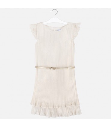 VESTIDO GASA PLISADA NIÑA DE LA MARCA MAYORAL