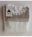 PIJAMA BEBE CANESÚ PUNTILLA DE LA MARCA BABIDU