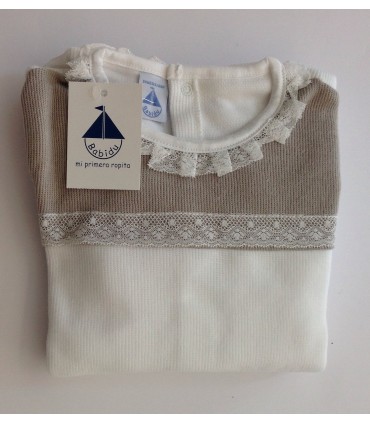 PIJAMA BEBE CANESÚ PUNTILLA DE LA MARCA BABIDU