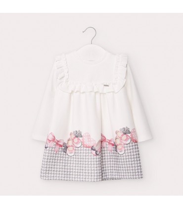 VESTIDO BEBE MANGA LARGA DE LA MARCA MAYORAL