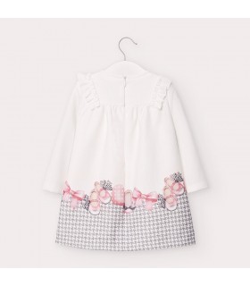 VESTIDO BEBE MANGA LARGA DE LA MARCA MAYORAL