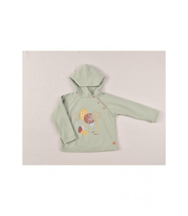 Sudadera bosque verde