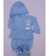 CONJUNTO BEBE  CUATRO PIEZAS DE LA MARCA MAC ILUSIÓN