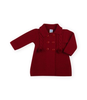 ABRIGO PUNTO BEBE FAMILIA POMPON MARCA SARDON
