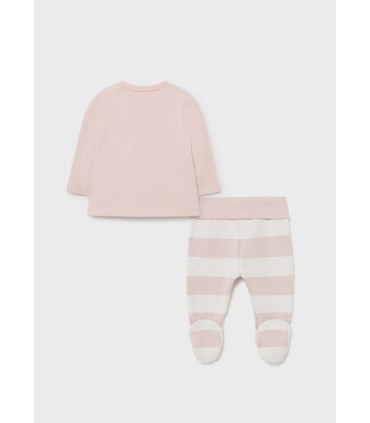 CONJUNTO BEBE RECIEN NACIDO CON POLAINA Y GORRO MARCA MAYORAL
