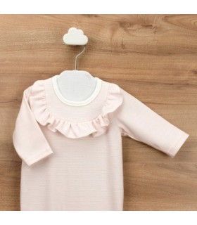 PIJAMA BEBE CANESU VOLANTE MARCA BABIDU