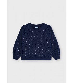 SUDADERA NIÑA TACHUELAS MARCA MAYORAL