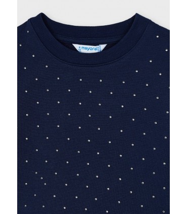 SUDADERA NIÑA TACHUELAS MARCA MAYORAL