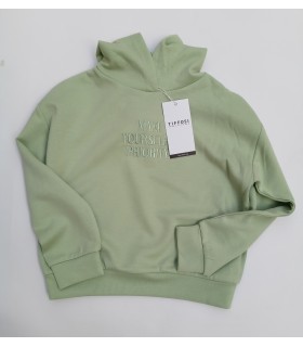 SUDADERA NIÑA MANGA LARGA CAPUCHA MARCA TIFFOSI