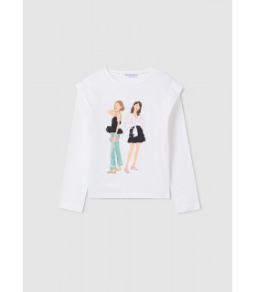 CAMISETA CHICA MANGA LARGA MARCA MAYORAL