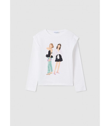 CAMISETA CHICA MANGA LARGA MARCA MAYORAL