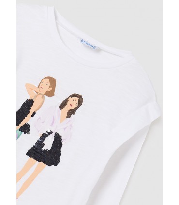 CAMISETA CHICA MANGA LARGA MARCA MAYORAL
