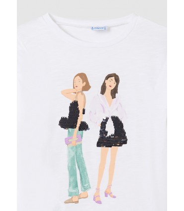 CAMISETA CHICA MANGA LARGA MARCA MAYORAL