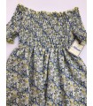 VESTIDO NIÑA ESTAMPADO FRUNCIDO MARCA NEKENIA