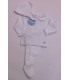CONJUNTO BEBE PUNTO TRES PIEZAS MARCA JULIANA
