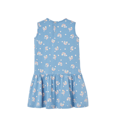 VESTIDO INFANTIL ALGODÓN TALLE BAJO MARCA WATERLEMON