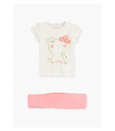 CONJUNTO BEBE CAMISETA LEGGINGS MARCA LOSAN