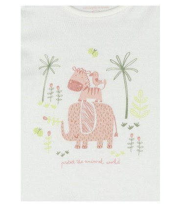 CONJUNTO BEBE CAMISETA MANGA CORTA,LEGGING MARCA LOSAN